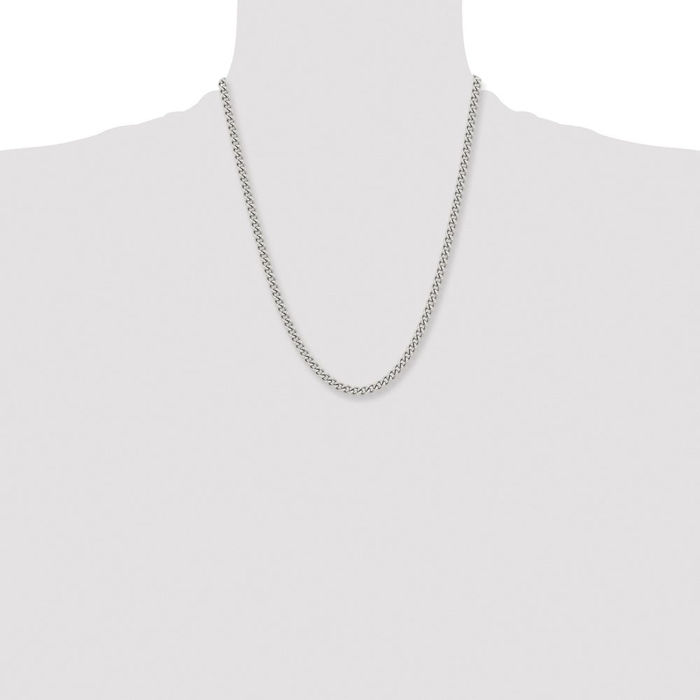 Chisel Stainless Steel Polished 5.3mm 22 inch Round Curb Chain