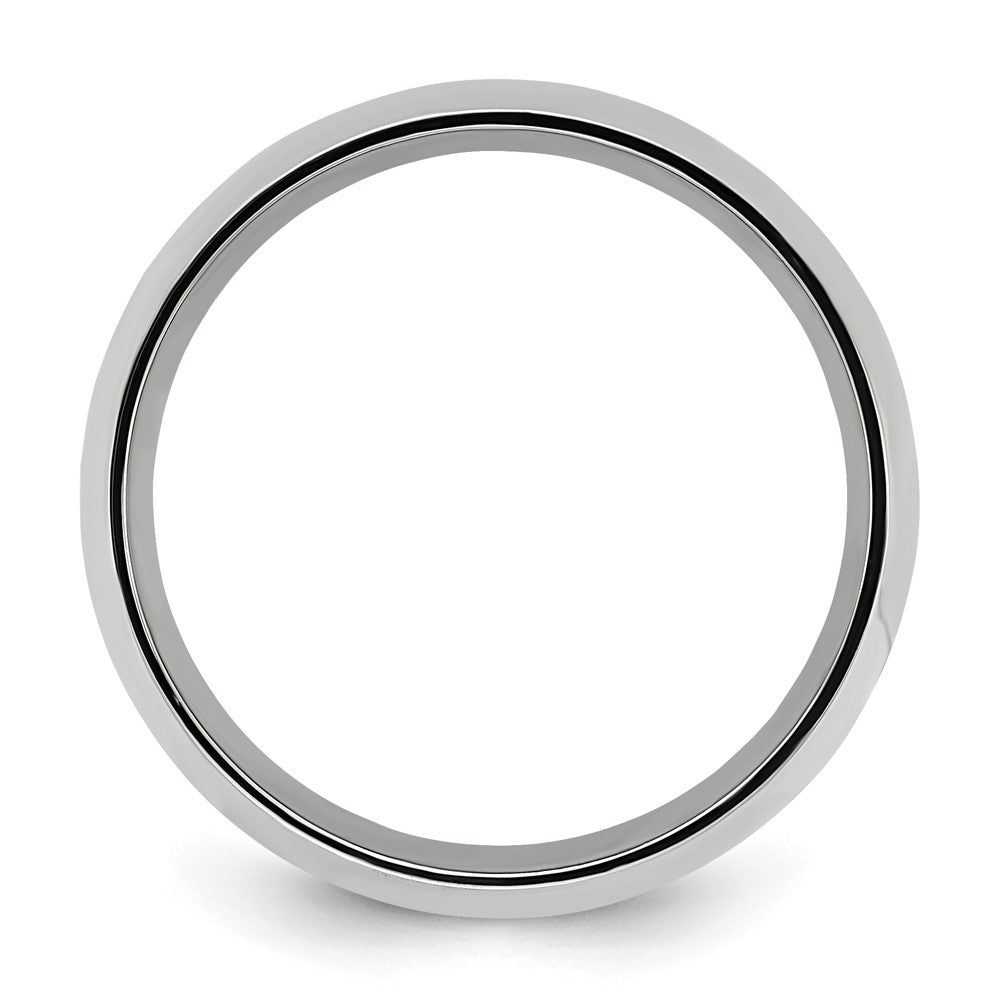 Chisel Titanium Yellow IP-plated Grooved 8mm Polished Band