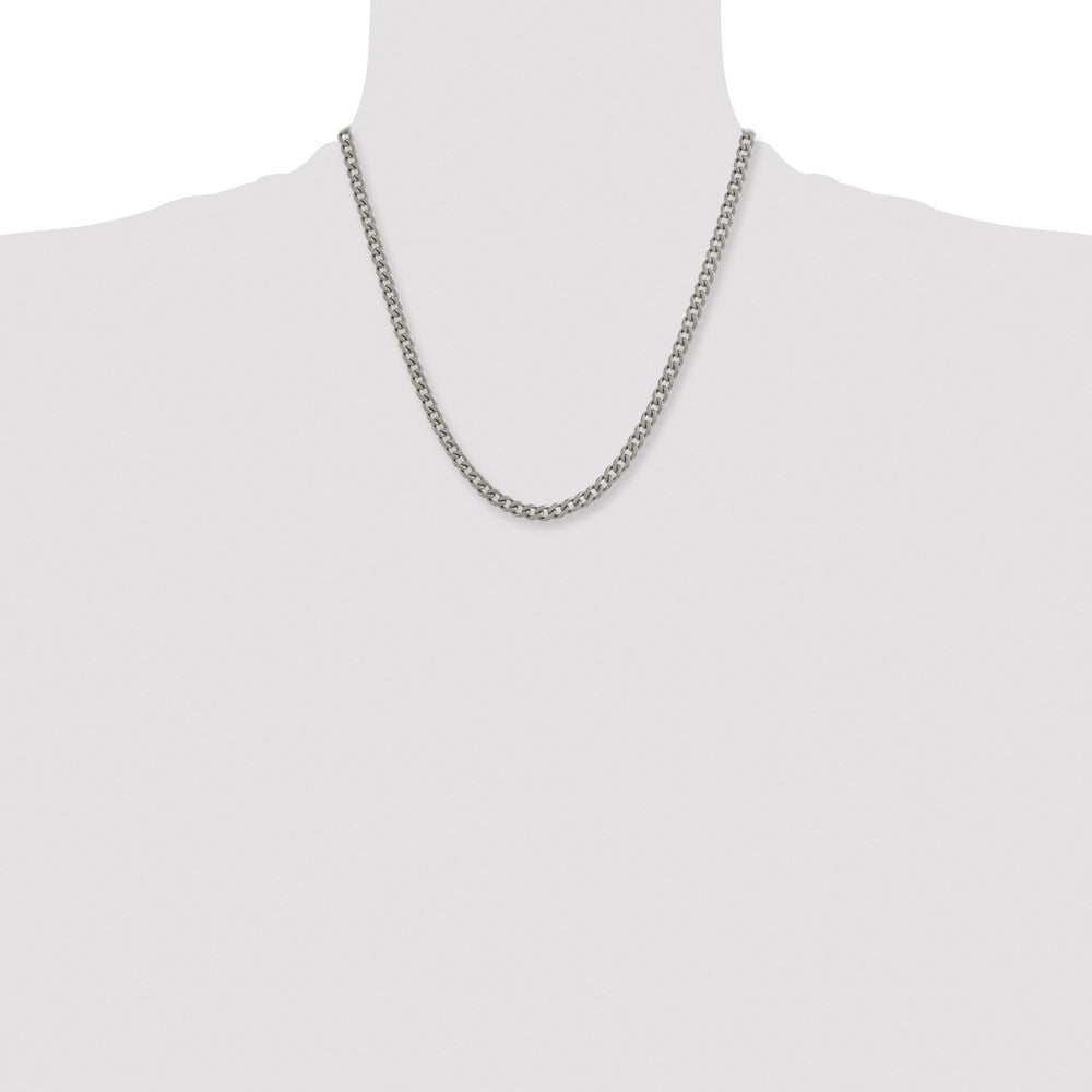 Chisel Titanium Polished 5.5mm 20 inch Curb Chain