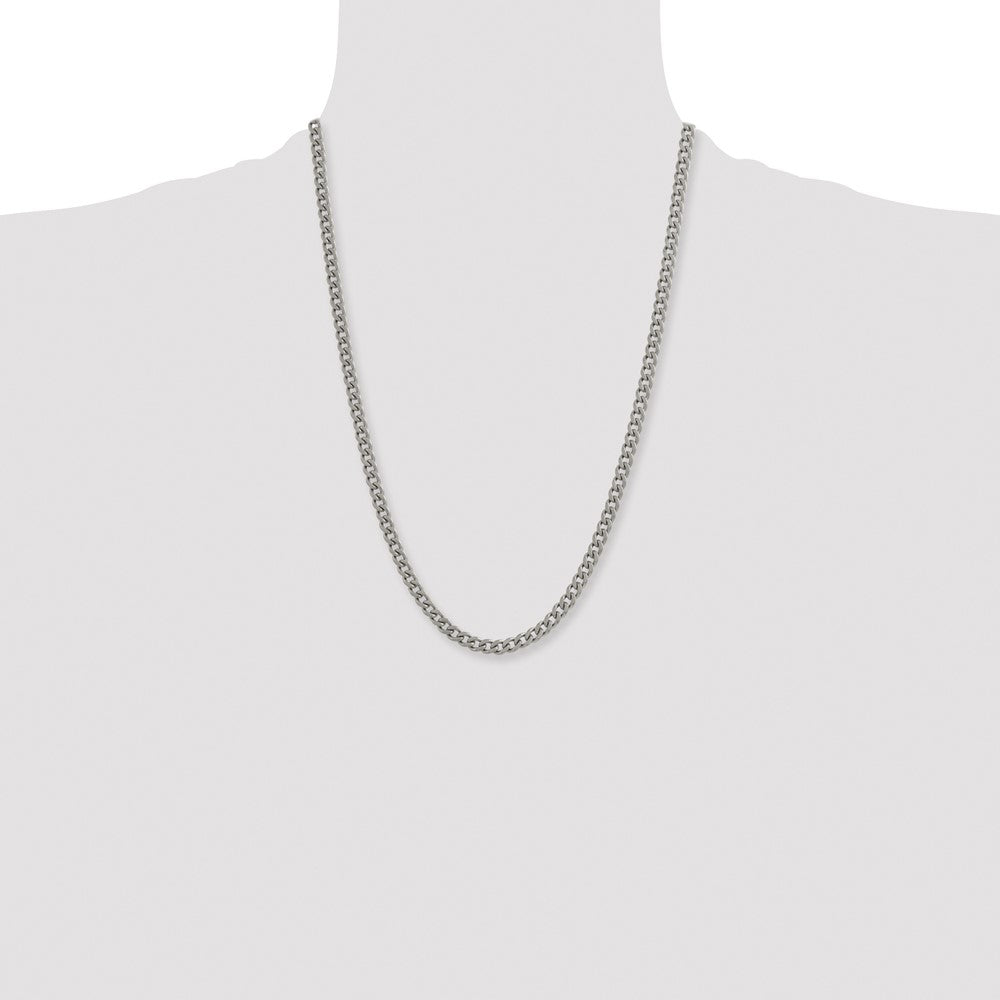 Chisel Titanium Polished 5.5mm 24 inch Curb Chain