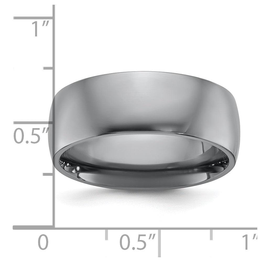 Chisel Tantalum Polished 8mm Band