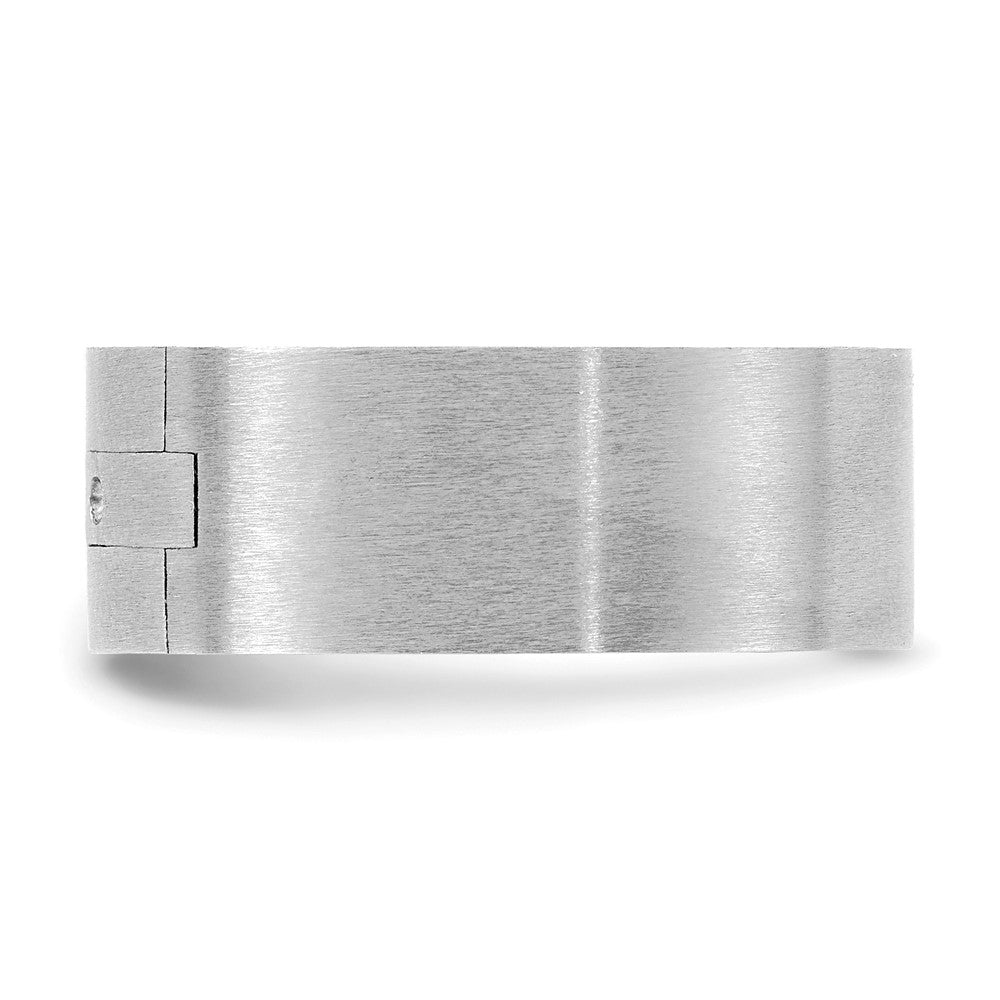 14k White Gold 8mm CLIQ Hinged Shank Size 8.5