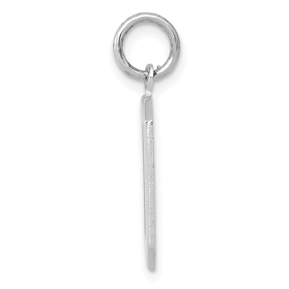 14kw Medium Polished Number 0 Charm