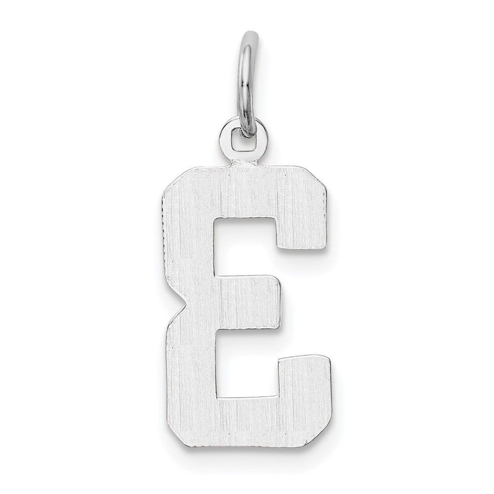 14kw Medium Polished Number 3 Charm