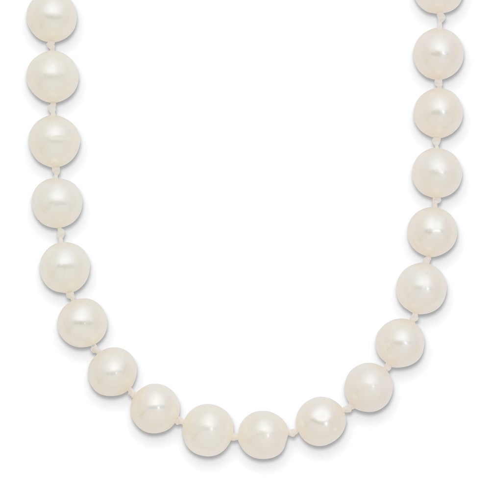 10k 6-7mm White Near-Round Freshwater Cultured Pearl 20 inch Necklace