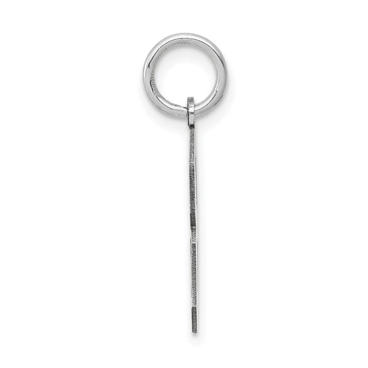 14kw Medium Satin Number 8 Charm
