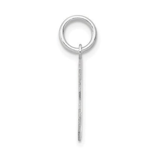 14kw Small Satin Number 3 Charm