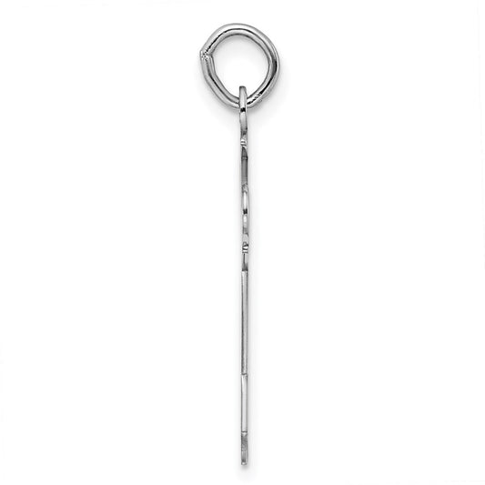 Sterling Silver Rhodium-plated Love Kid Charm