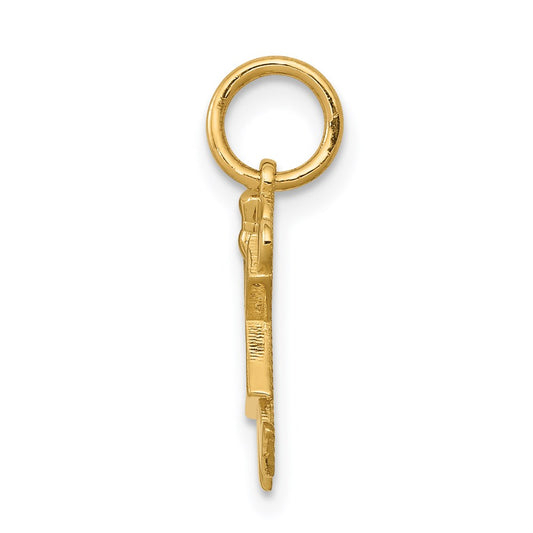 14k The Kids Mini Girl Joy Charm