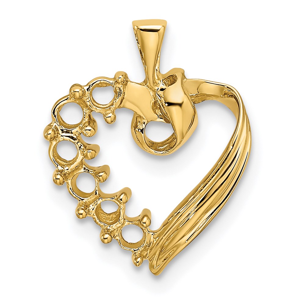 14ky 6 Stone Family Pendant Mounting
