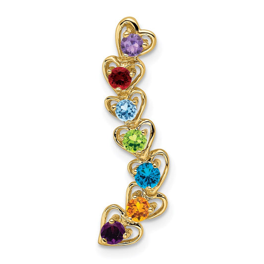14k 7 Stone Family Pendant Mounting