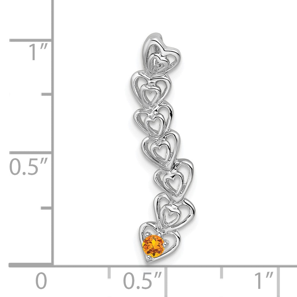 14k White Gold 1 Stone Family Pendant Mounting