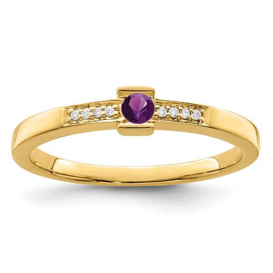 14K Family Jewelry Diamond Semi-Set Ring