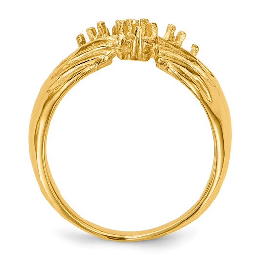 14k 6 Stone Family Ring Mounting