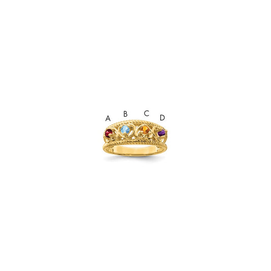 14k Family Jewelry Ring Mounting