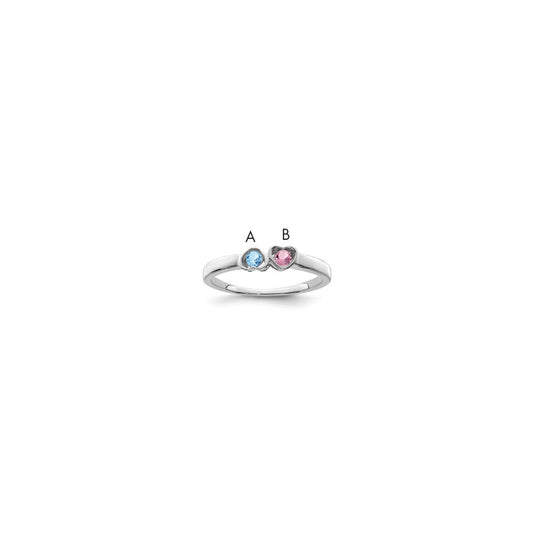 14k White Gold Family Jewelry Ring Mounting