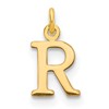14ky Cutout Letter R Initial Pendant