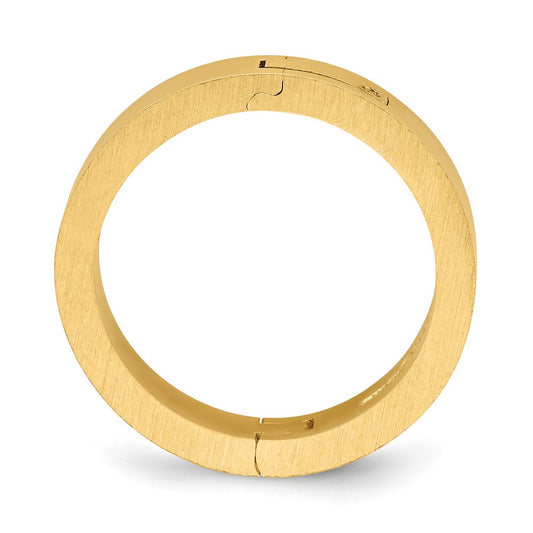 14k Yellow Gold 4mm CLIQ Hinged Shank Size 4.5