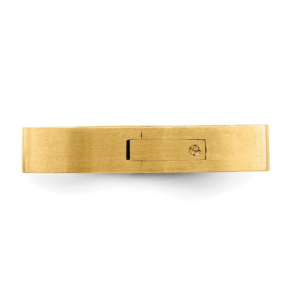 14k Yellow Gold 4mm CLIQ Hinged Shank Size 8.5