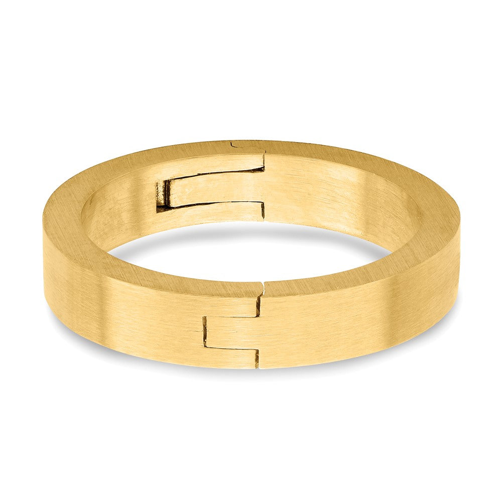 14k Yellow Gold 4mm CLIQ Hinged Shank Size 8.5