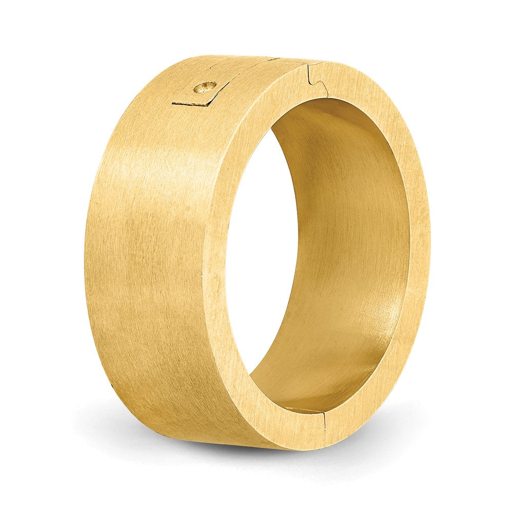 14k Yellow Gold 8mm CLIQ Hinged Shank Size 8.5