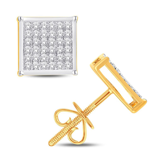 Diamond Square Earrings