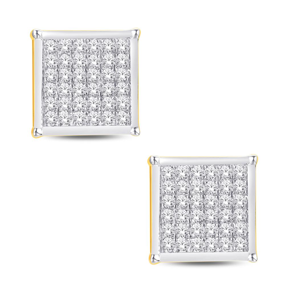 Diamond Square Earrings