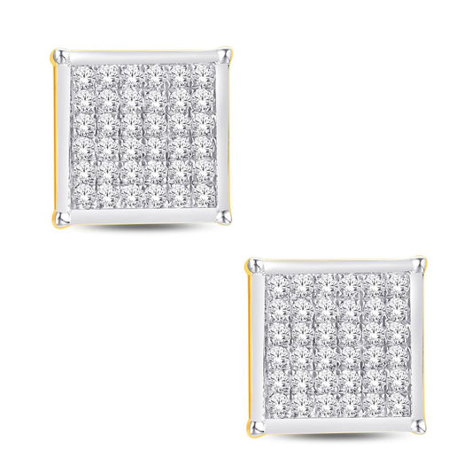 Diamond Square Earrings