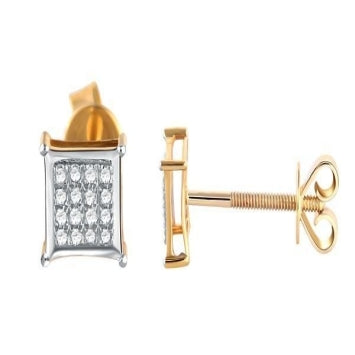 Diamond Square Earrings
