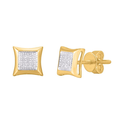 Diamond Square Earrings