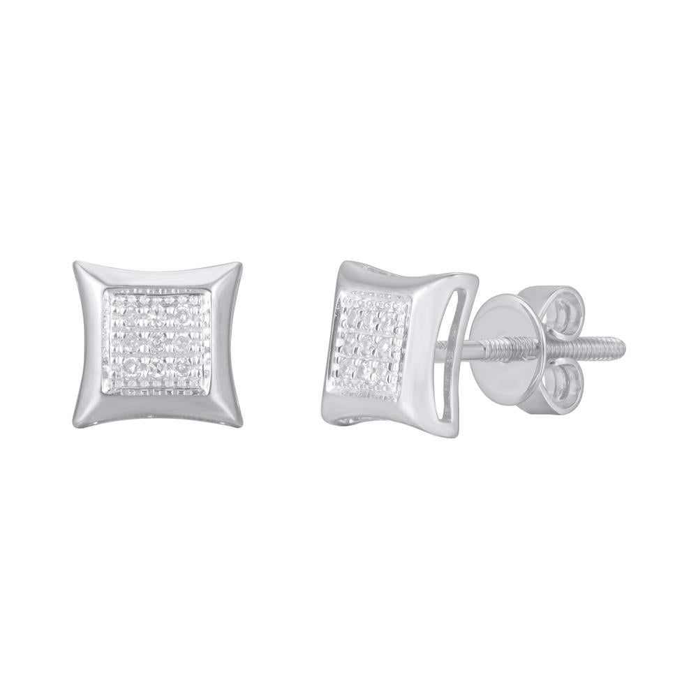 Diamond Square Earrings
