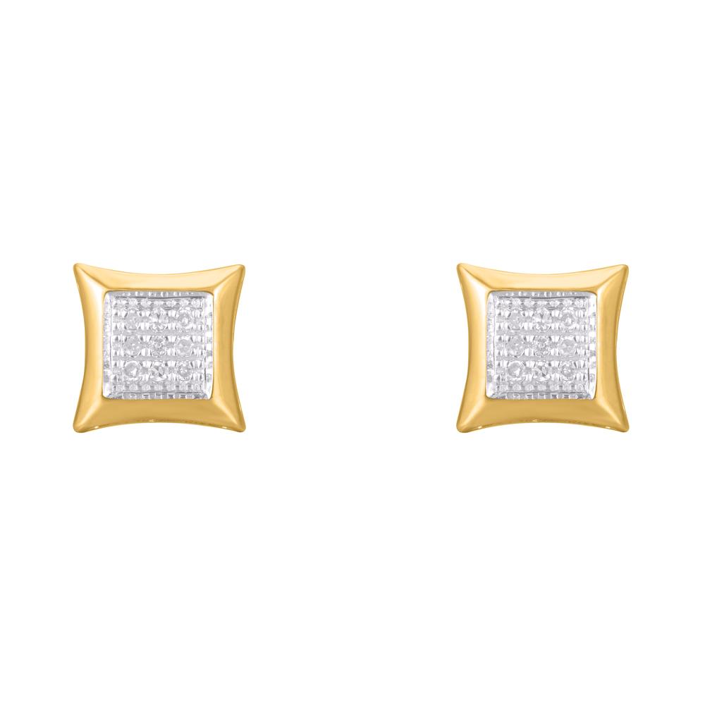 Diamond Square Earrings