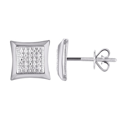 Diamond Square Earrings