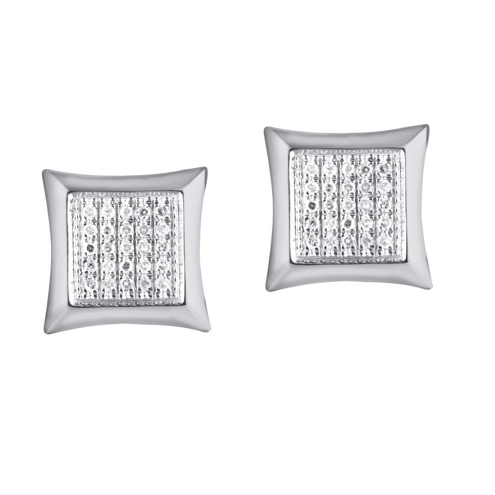 Diamond Square Earrings