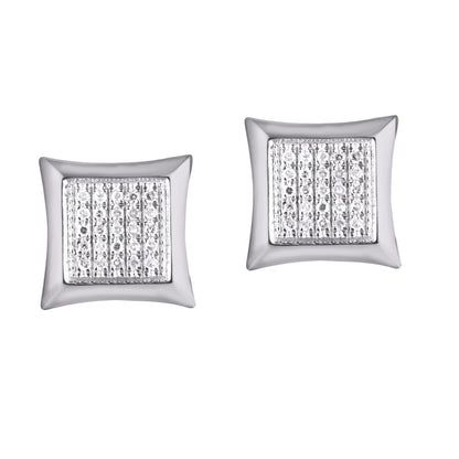 Diamond Square Earrings