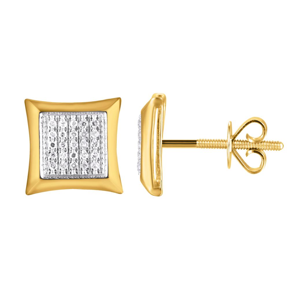 Diamond Square Earrings