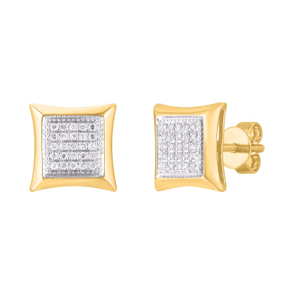Diamond Square Earrings