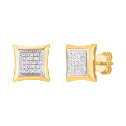 Diamond Square Earrings