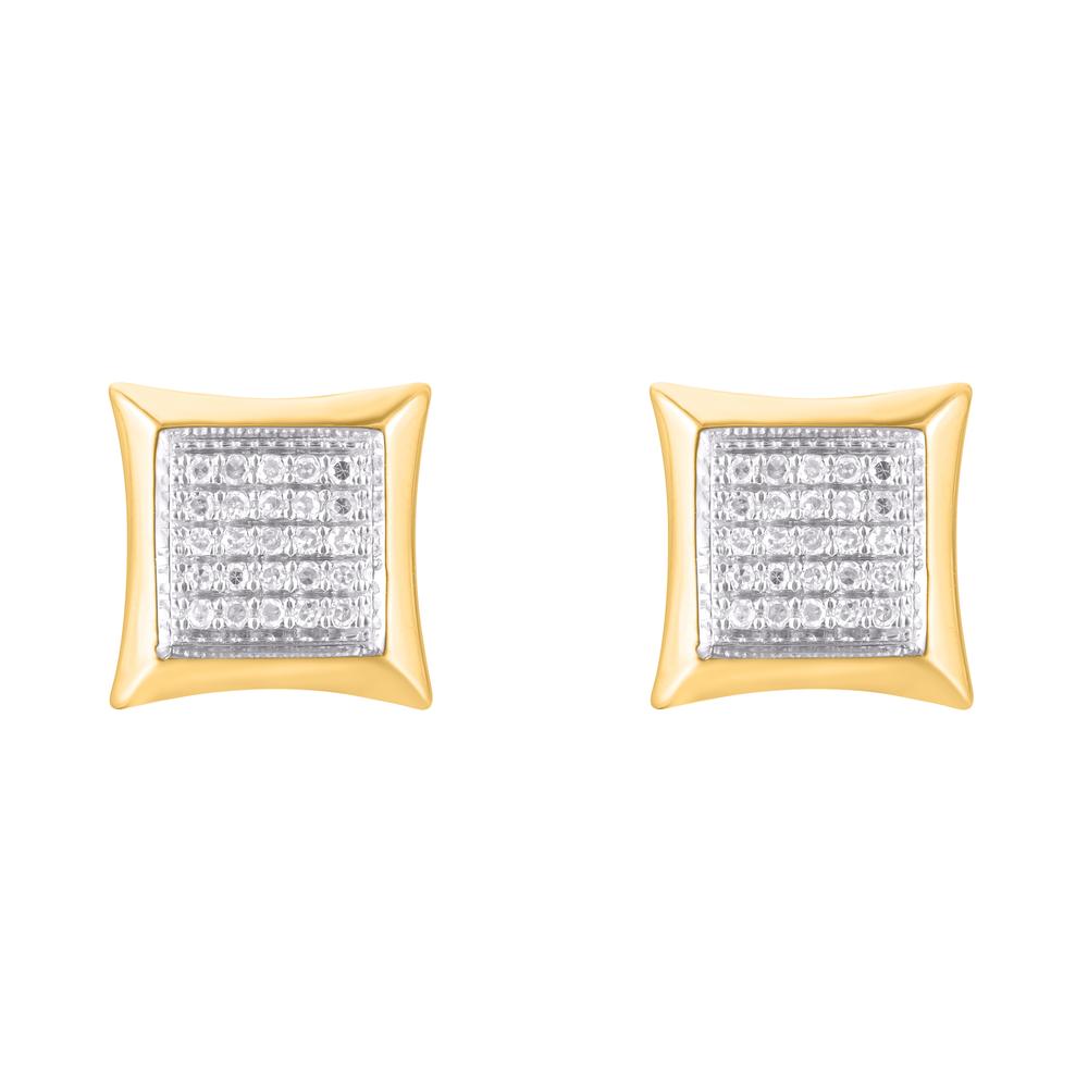 Diamond Square Earrings