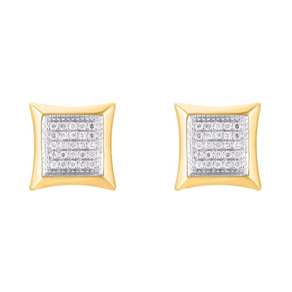 Diamond Square Earrings