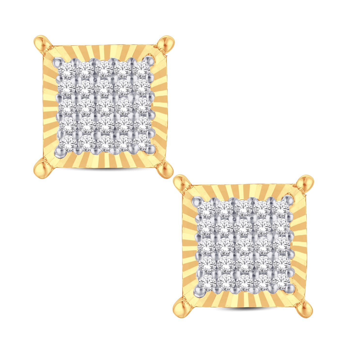Diamond Square Earrings