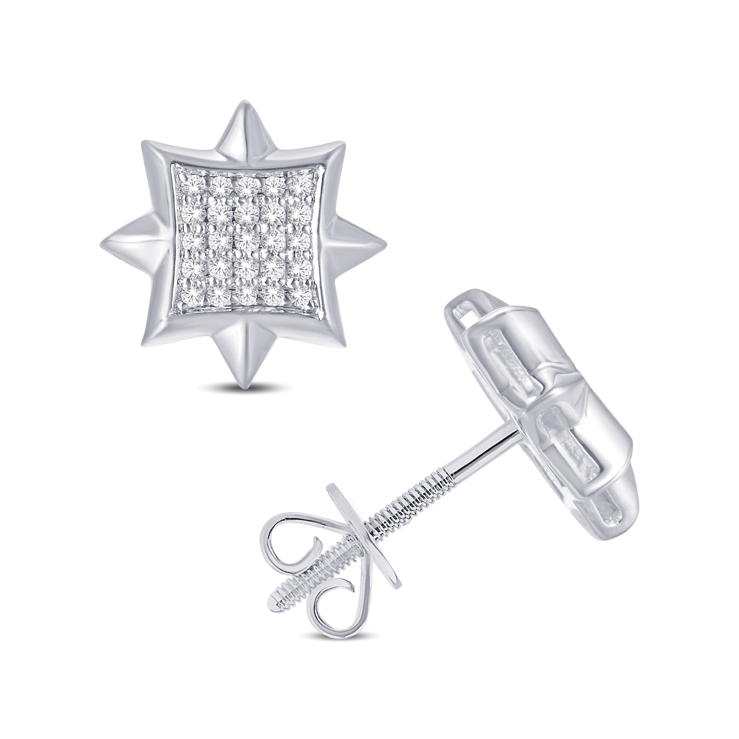 Diamond Star Earrings