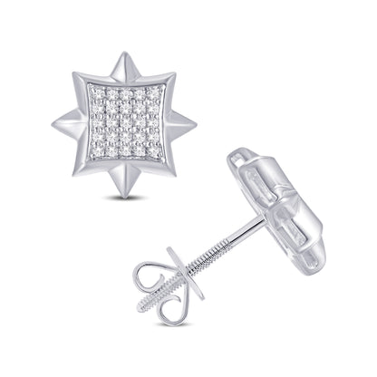 Diamond Star Earrings