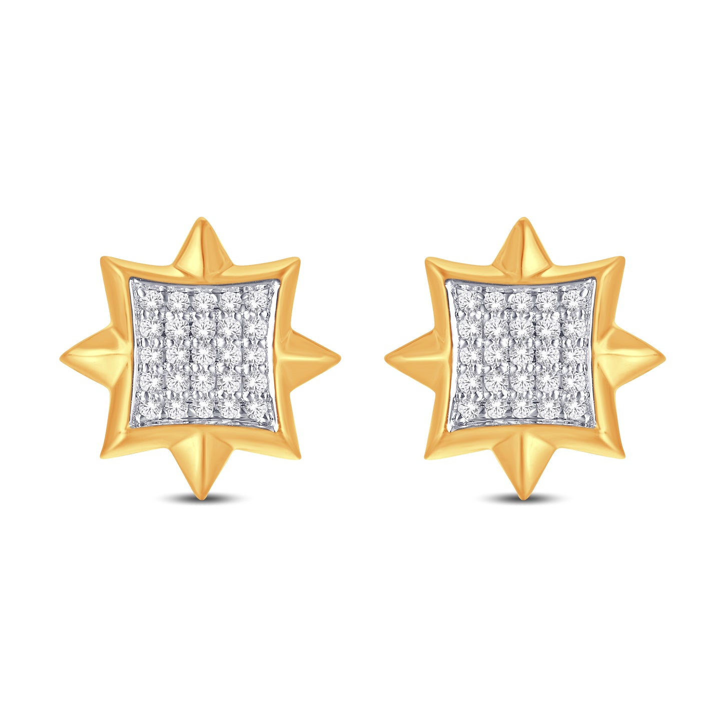 Diamond Star Earrings