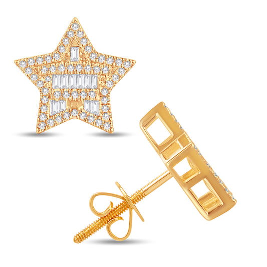 Diamond Star Earrings