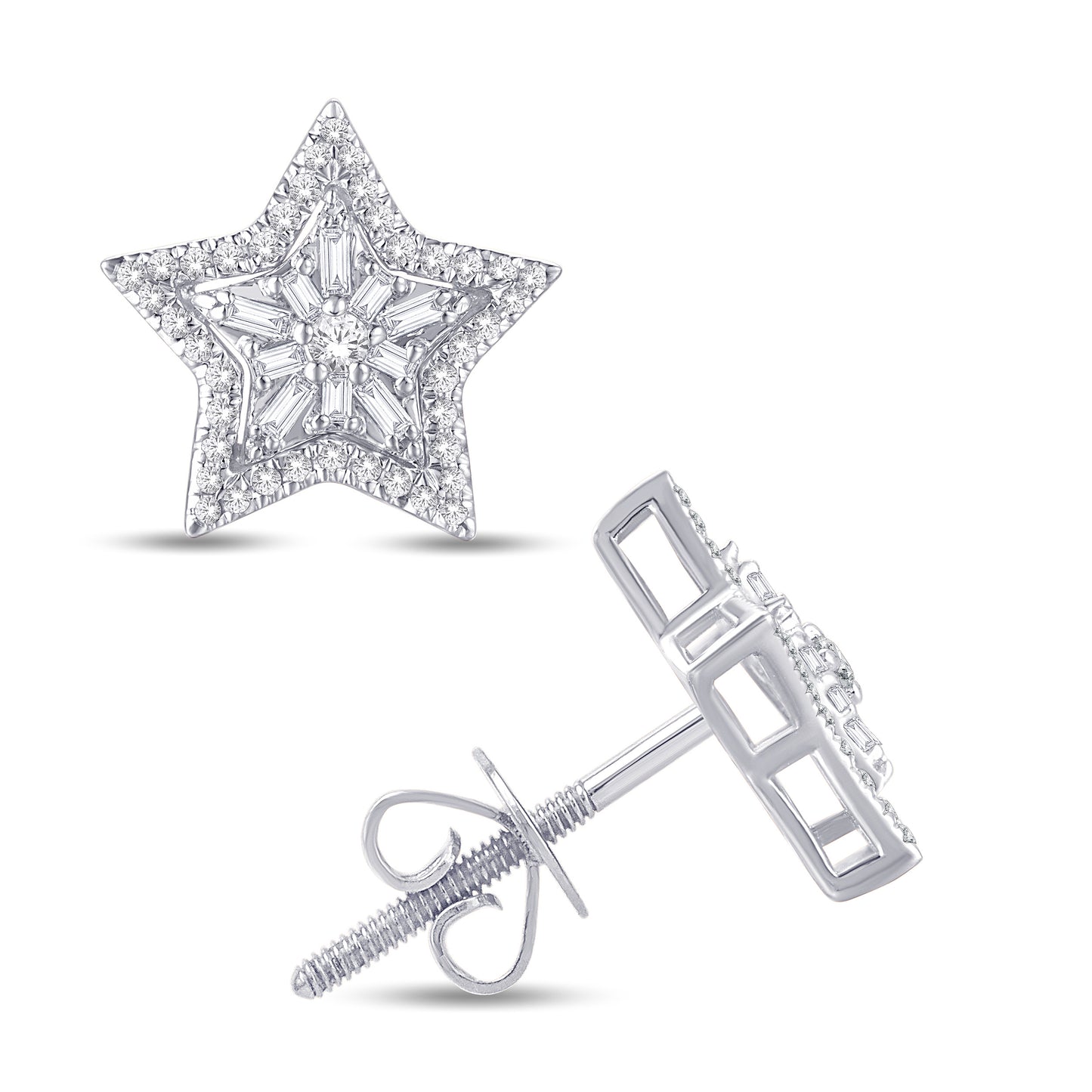 Diamond Star Earrings