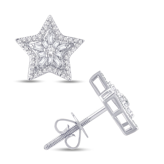 Diamond Star Earrings