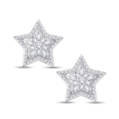 Diamond Star Earrings