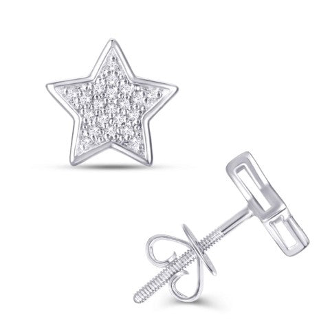 Diamond Star Earrings