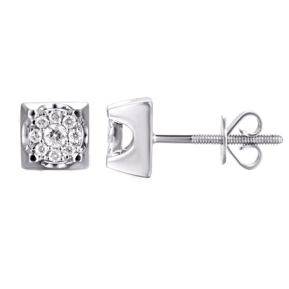 Diamond Square Earrings